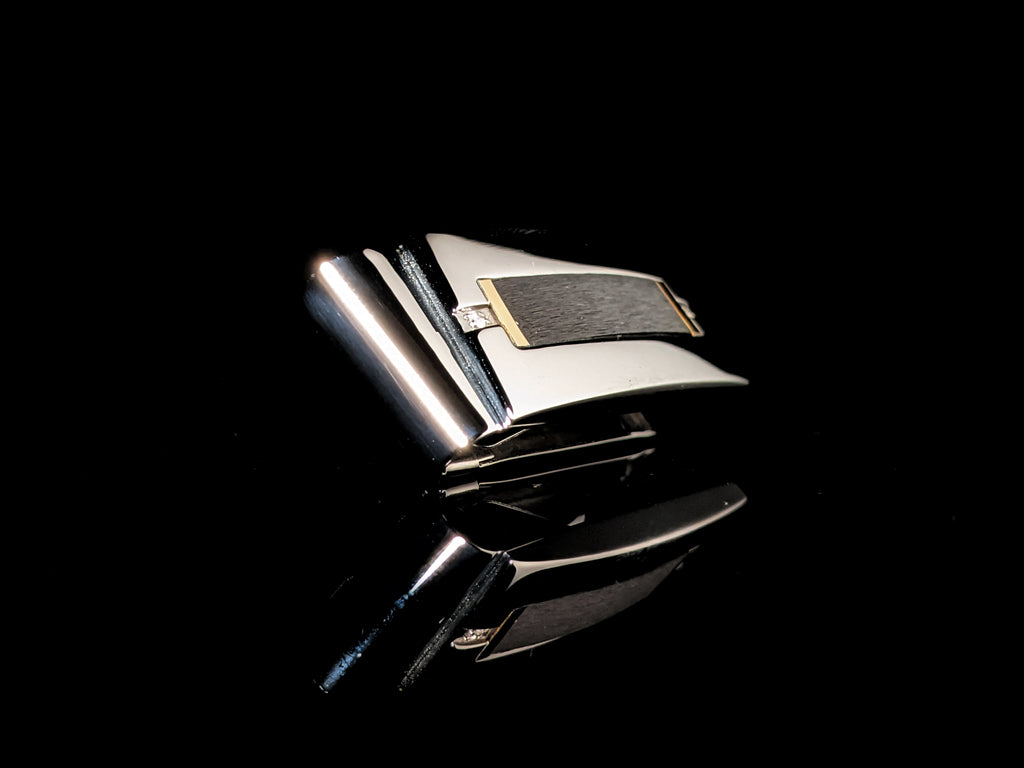 Dolan Bullock Diamond  Stainless Steel Money Clip NIB