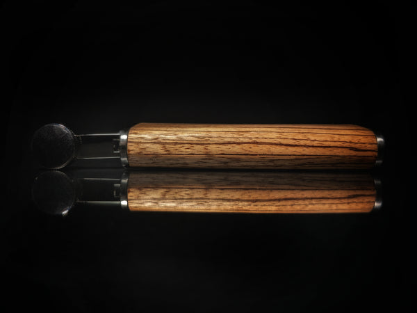 Brizard and Co. The 8 oz Flask - Zebrawood