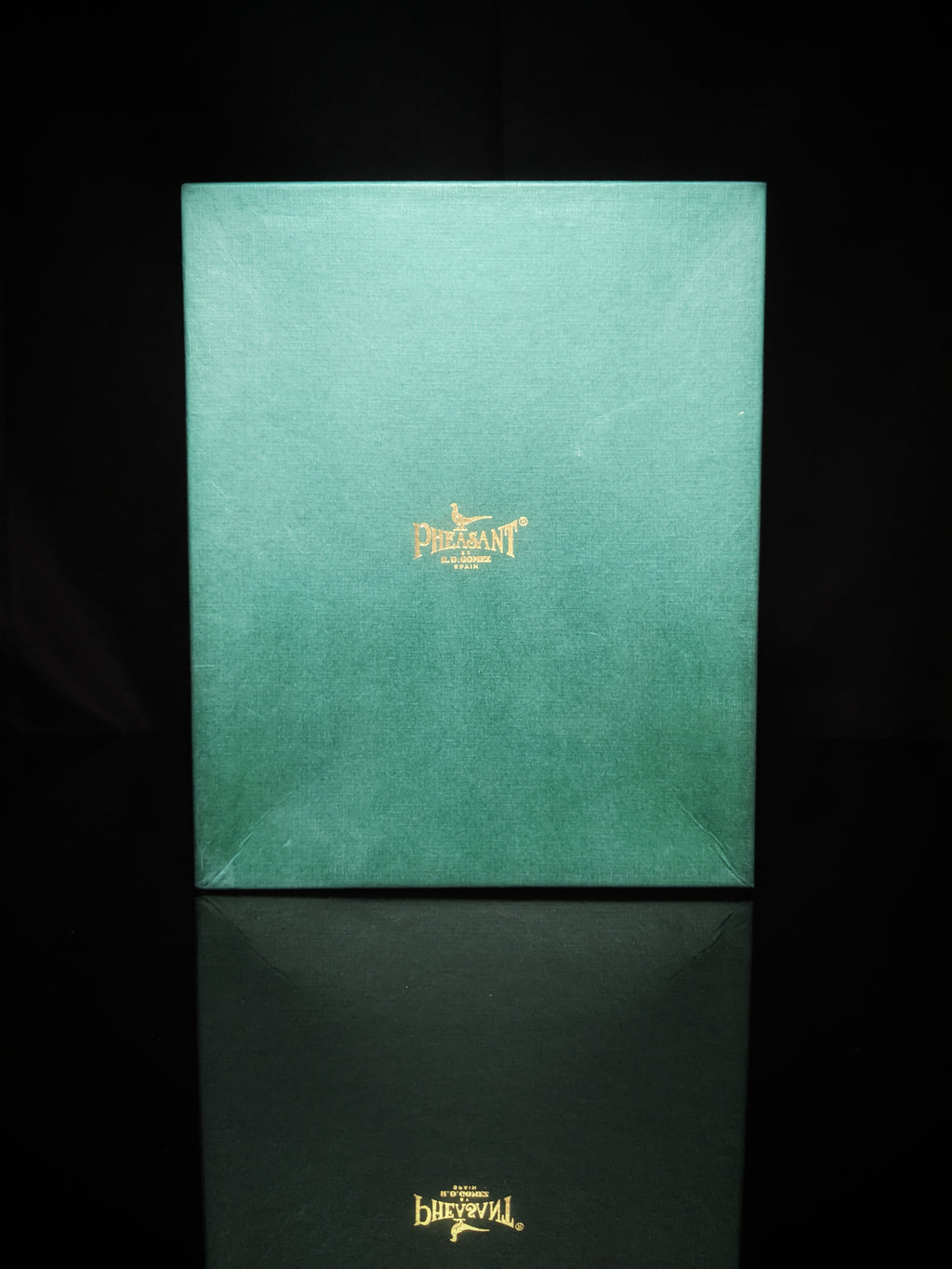 pheasant by R.D.Gomez made in Spain Black  Leather Case NIB