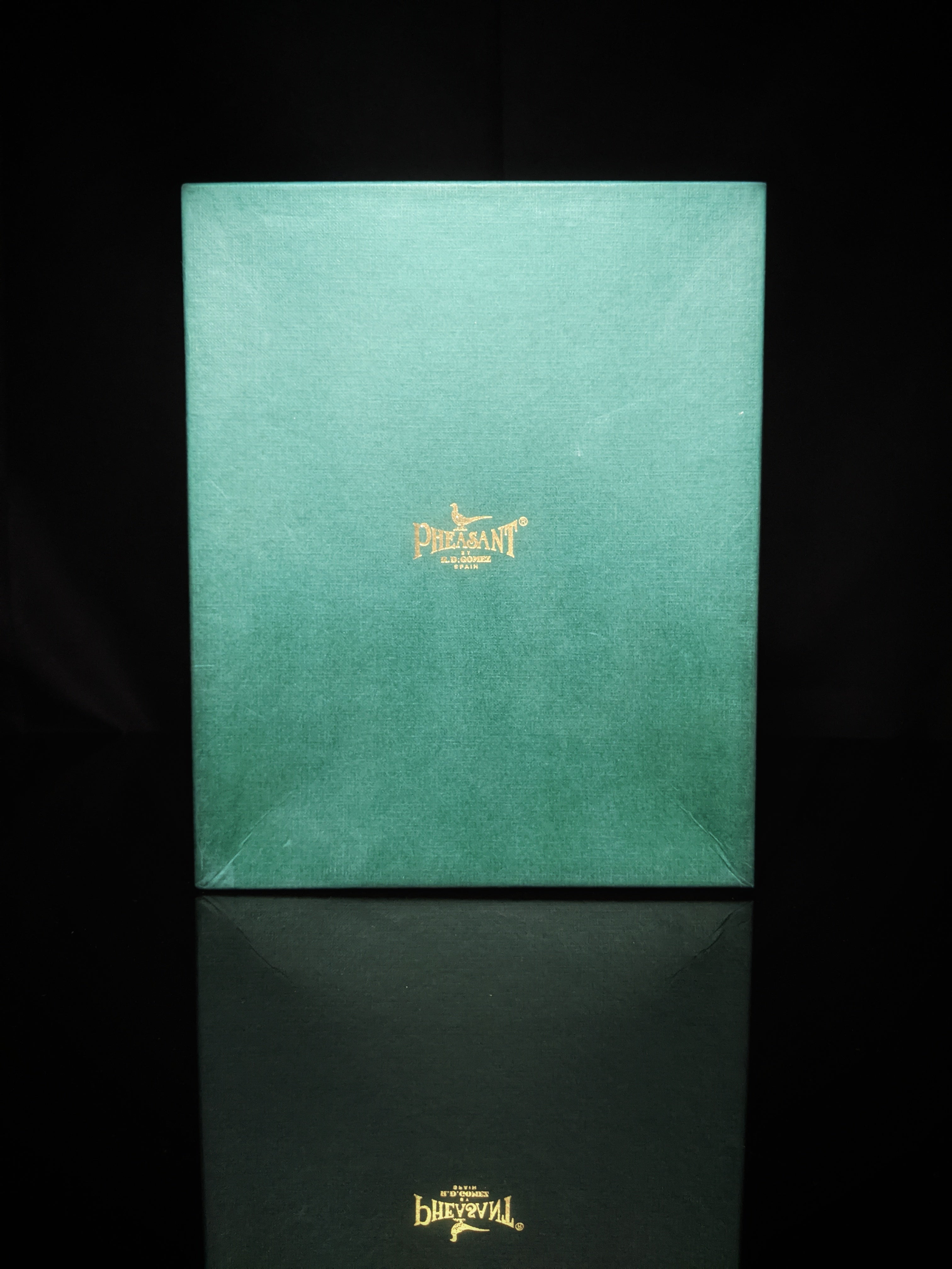 pheasant by R.D.Gomez made in Spain Black  Leather Case NIB