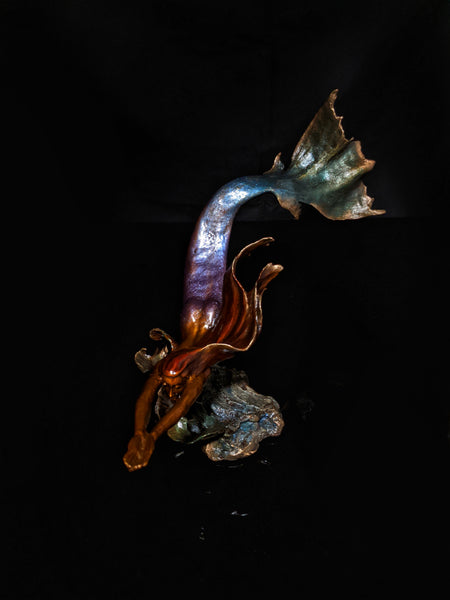 Mark Hopkins Mermaid Bronze Sculpture