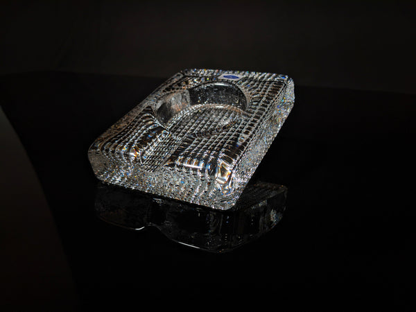 Comoy's of London Glass Cigar Ashtray made in Italy
