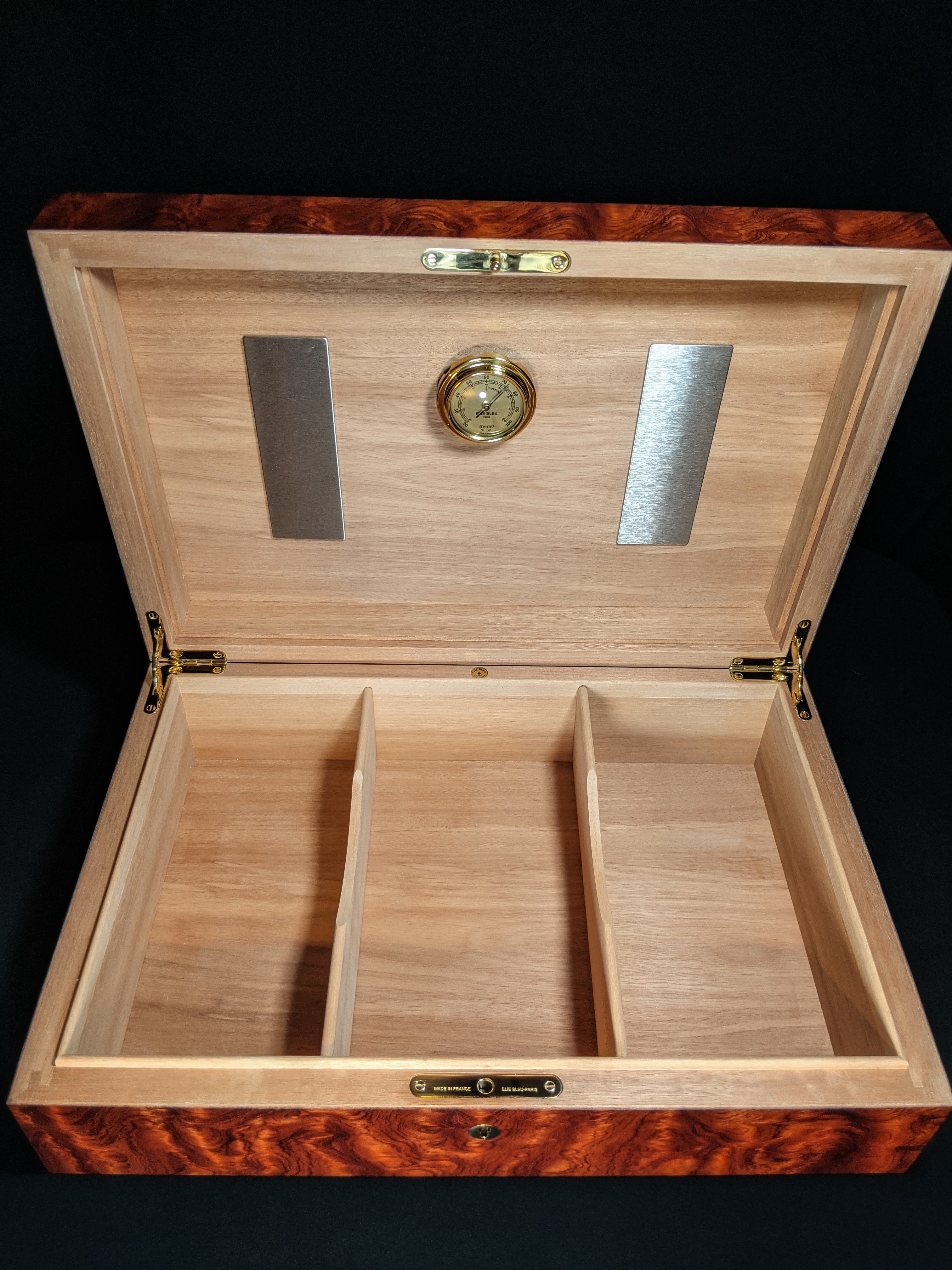 Elie Bleu Figured Bubinga Humidor 110 ct