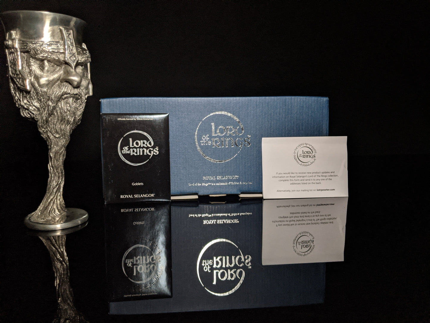 Royal Selangor Lord of Rings Collection Gimli Goblet