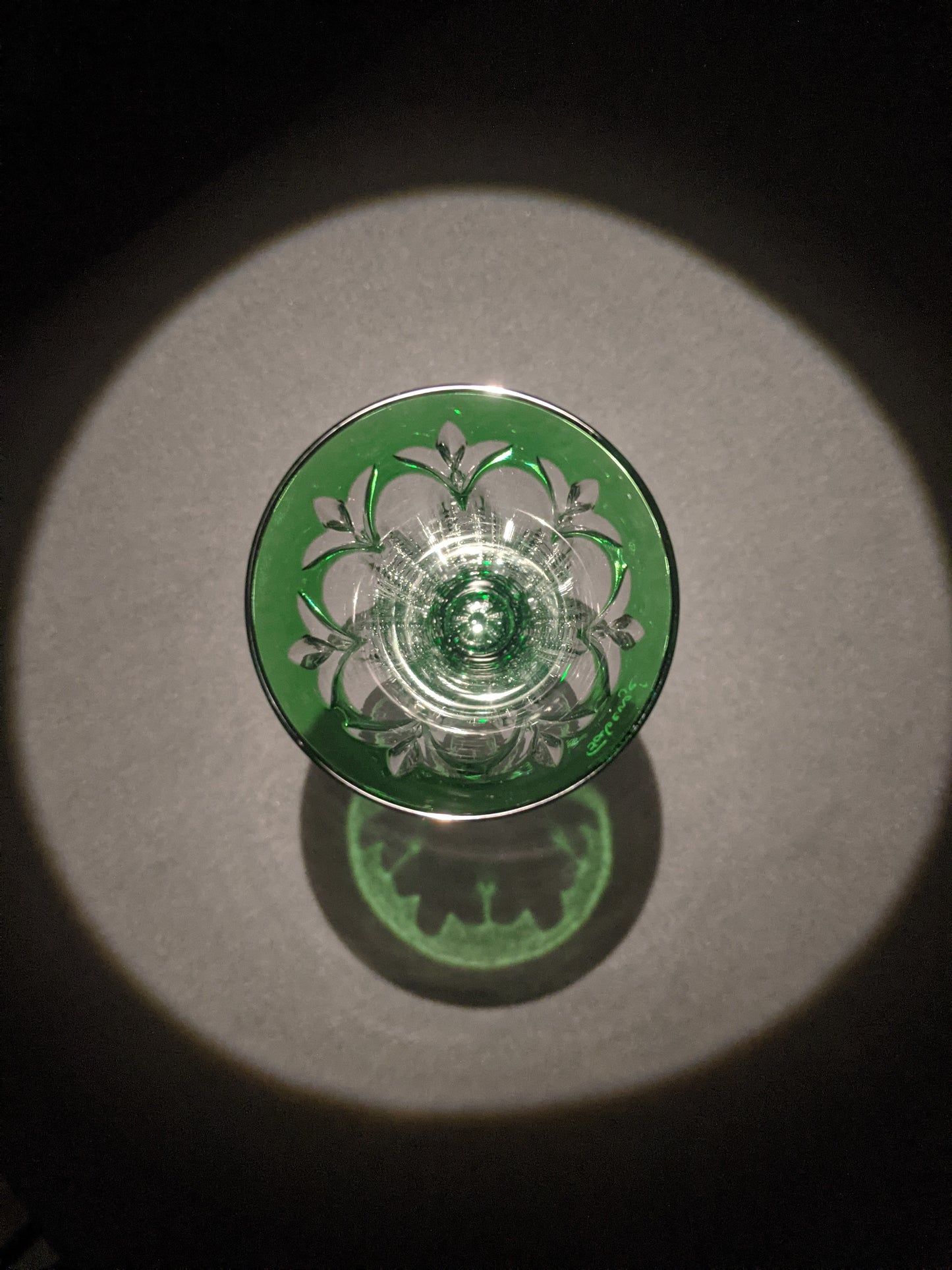 Faberge Grand Palais Crystal Colored Flutes