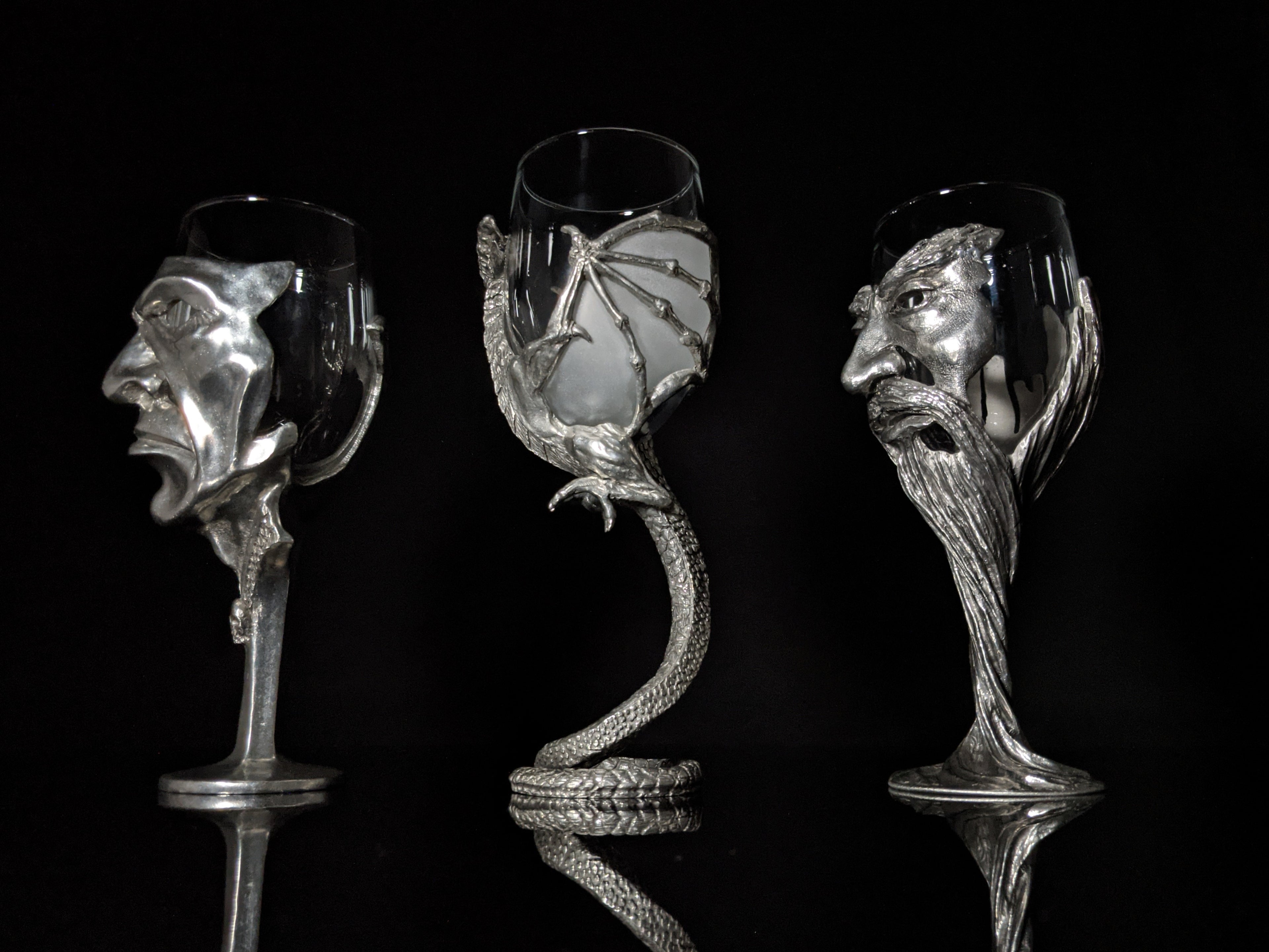 Royal Selangor Lord of Rings Pewter Glasses