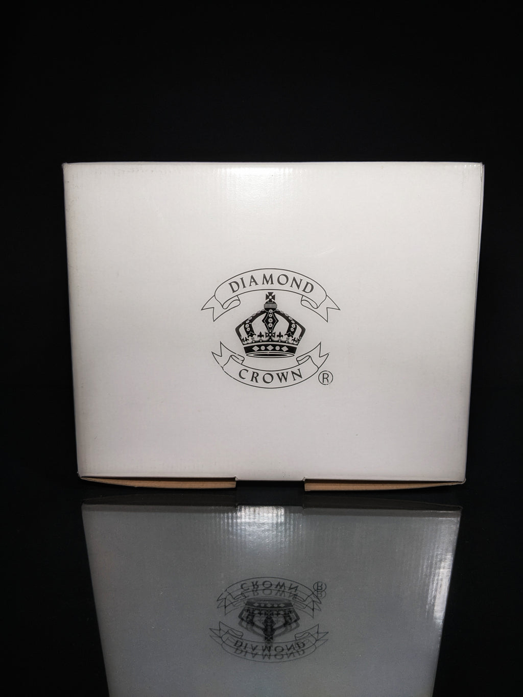 Diamond Crown Blue Ceramic Ashtray