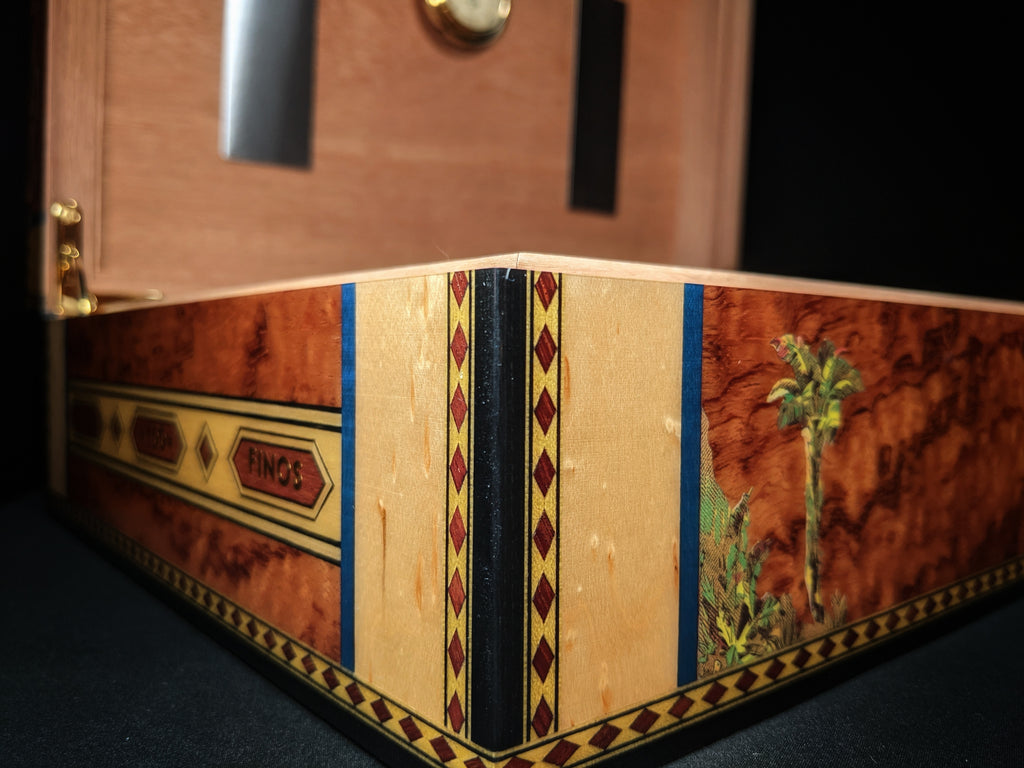 Elie Bleu Alba Bubinga Humidor 110 ct NIB