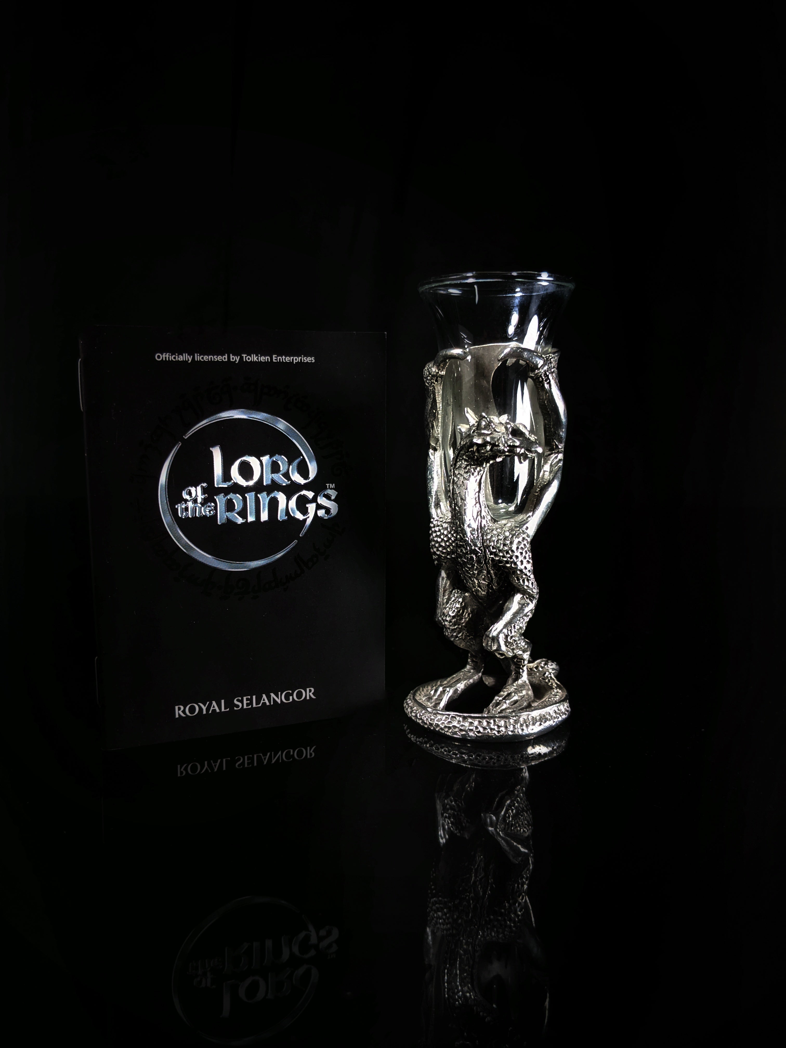 Royal Selangor Lord of Rings Smaug Shot Glass