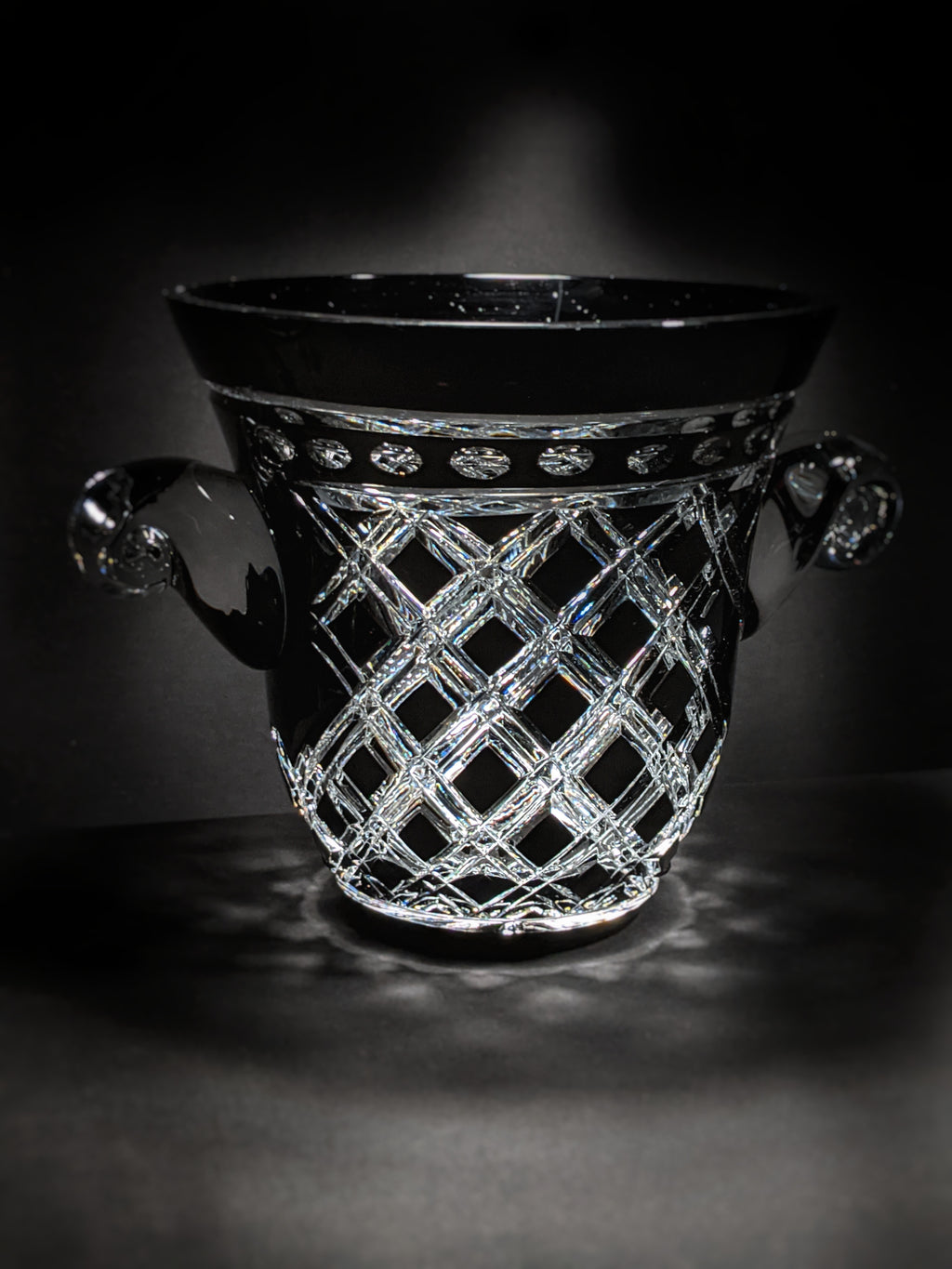 Black Crystal Champagne Ice bucket without  the original box