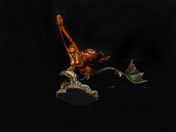 Mark Hopkins Mermaid Bronze Sculpture