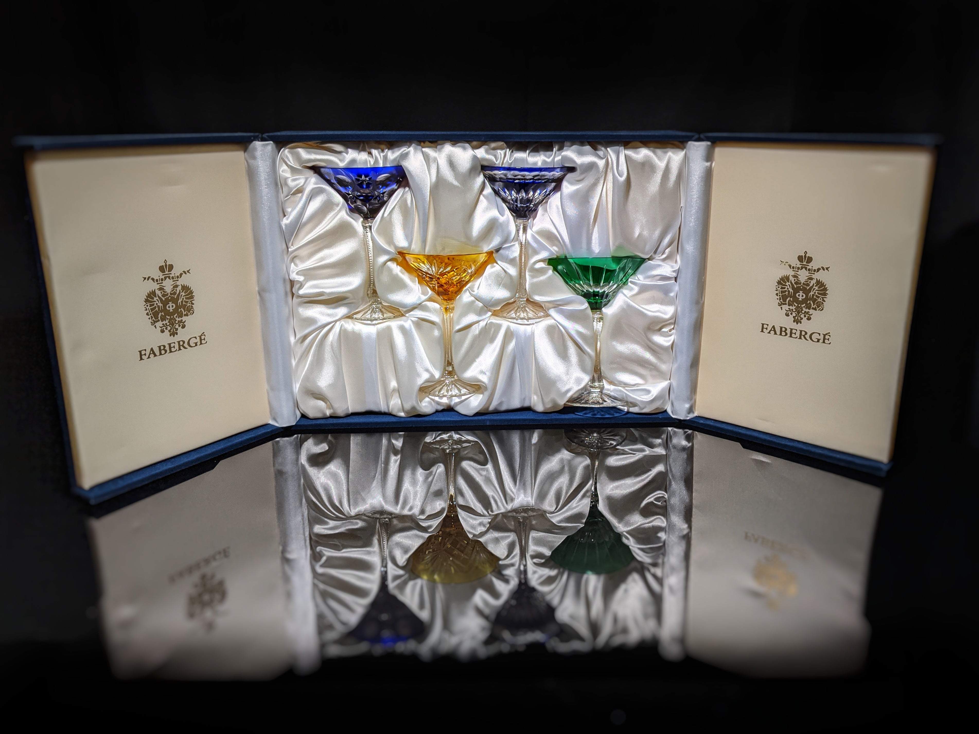 Faberge Martini Glasses