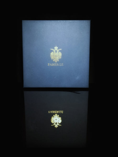 Faberge Atelier Crystal Collection  Highball Glasses set of 4 NIB  5 1/4" H x 2 7/8" W