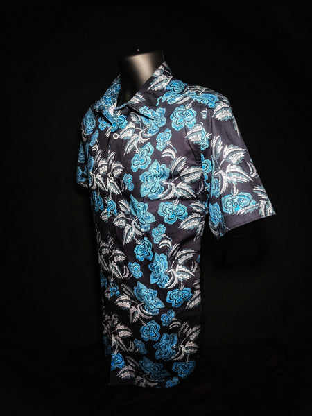 Robert Graham Short Sleeve Colorful Classic Fit Shirt Medium Adult