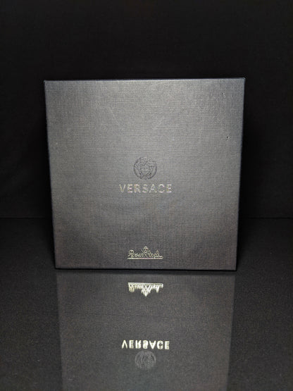 "VERSACE"BY ROSENTHAL, GERMANY  "MEDUSA LUMIERE" CRYSTAL BOWL, 7 INCH