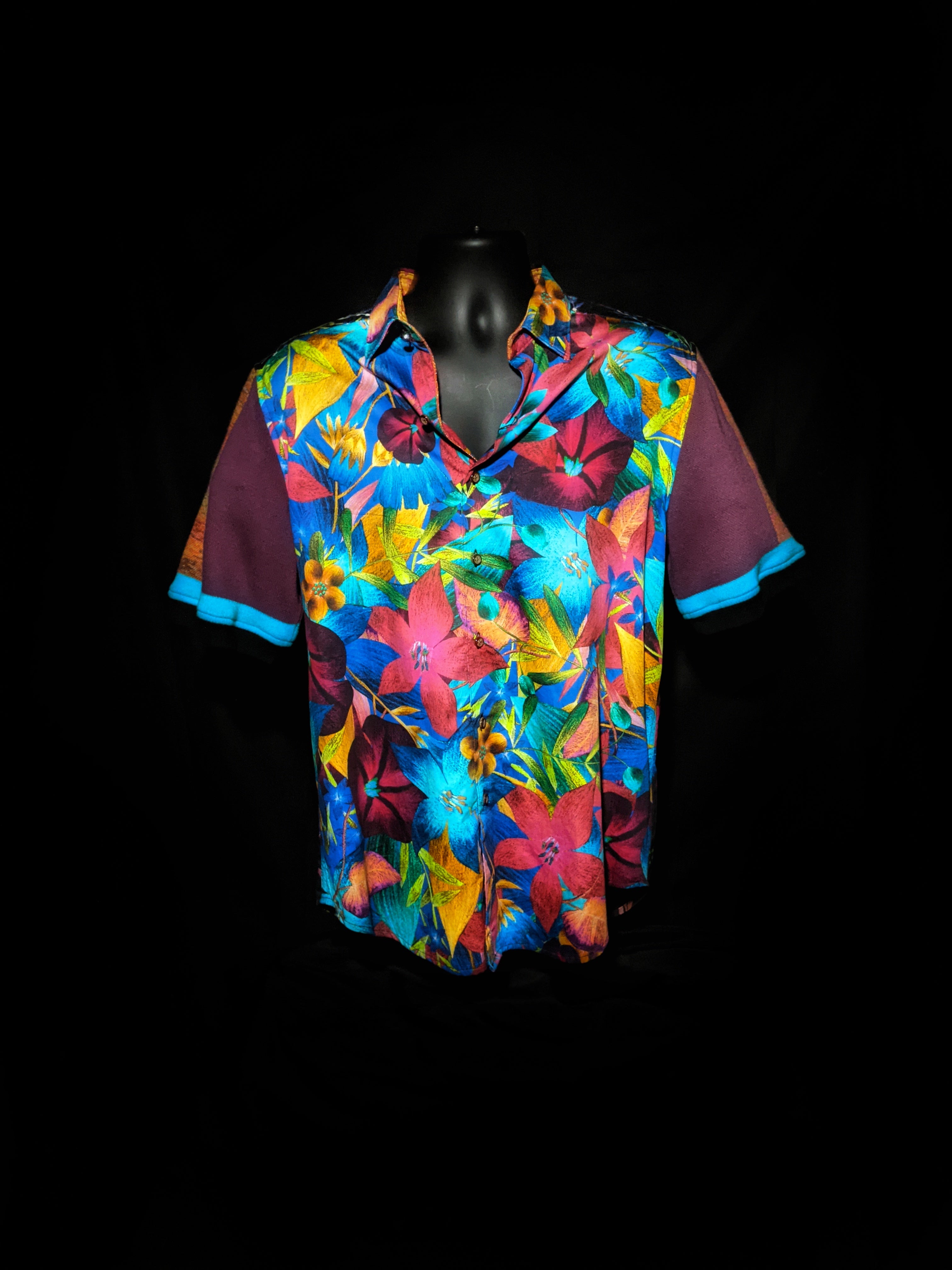 Robert Graham Murray Short Sleeve Shirt Size XXL