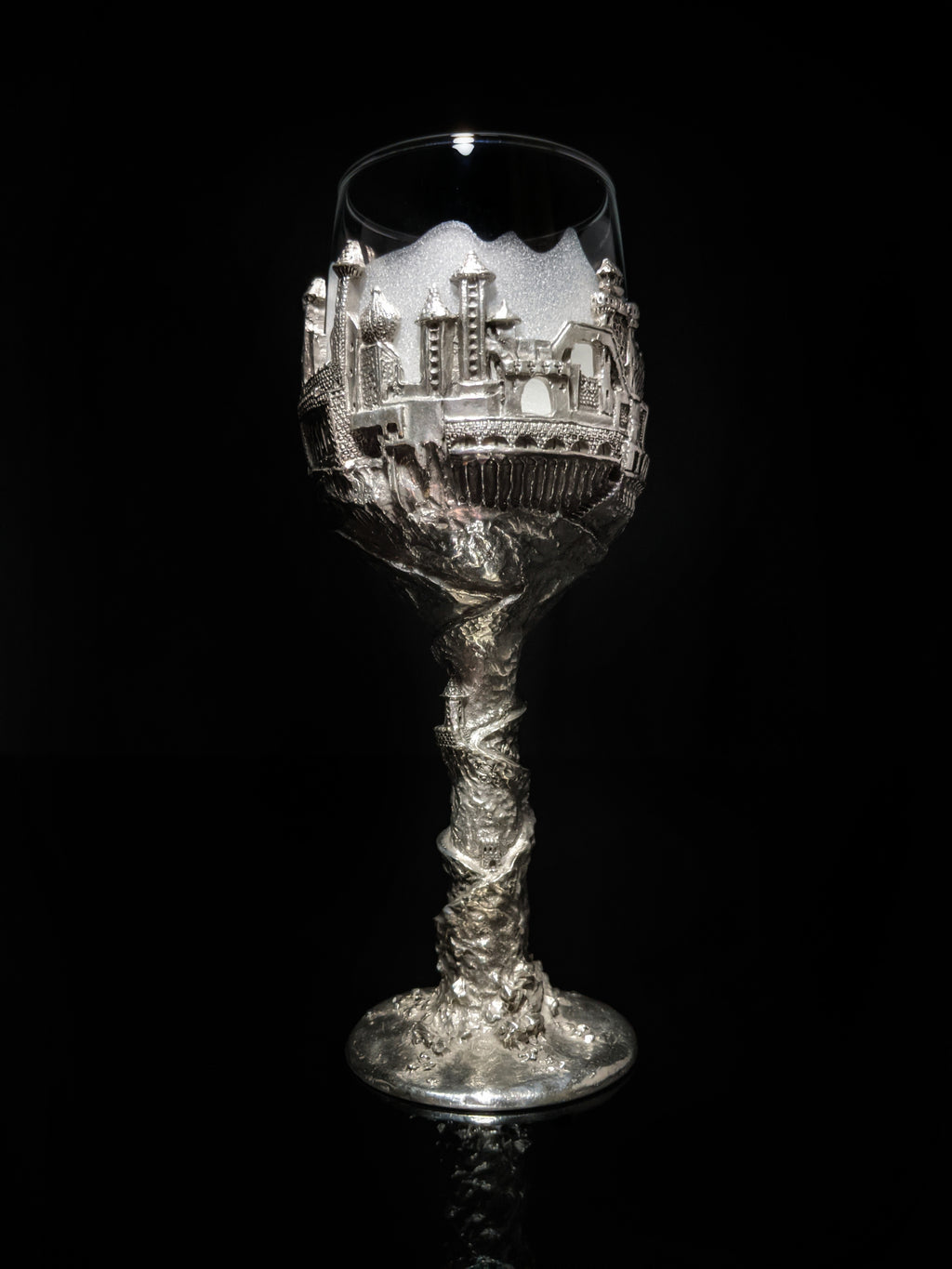 Royal Selangor Lord of Rings " City of Tirion" Wine Glass