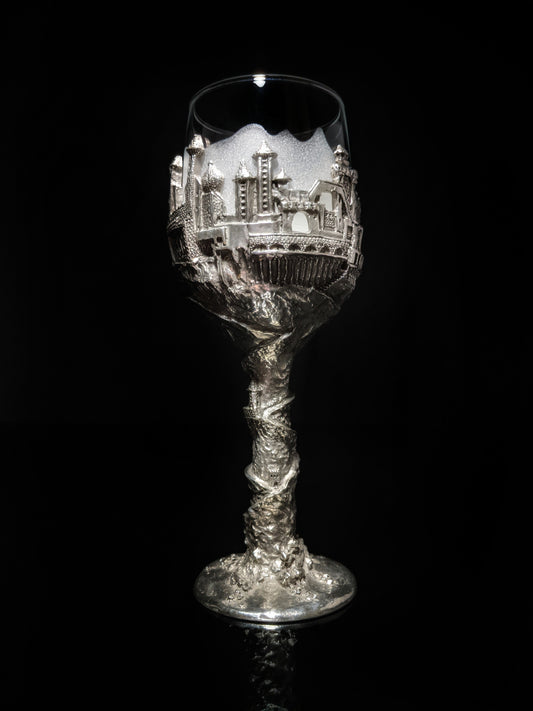 Royal Selangor Lord of Rings " City of Tirion" Wine Glass