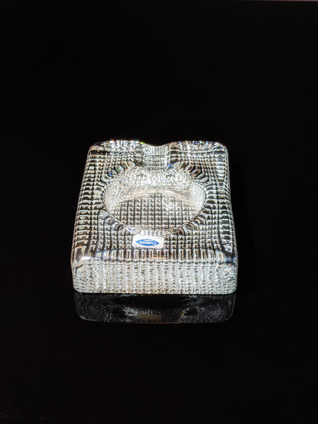 Comoy's of London Glass Cigar Ashtray made in Italy