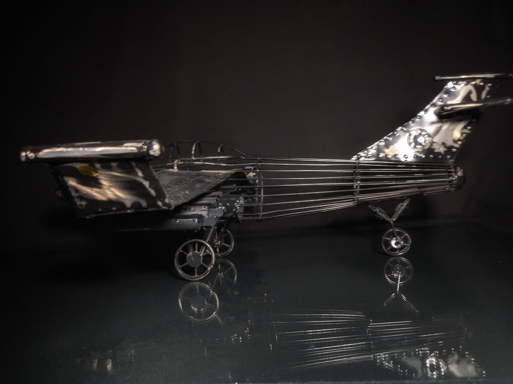 Airplane Metal Art Sculpture