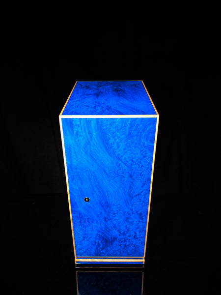 Elie Bleu Blue Madrona cabinet humidor 150 count