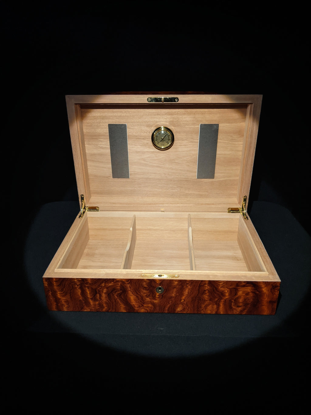 Elie Bleu Figured Bubinga Humidor 110 ct