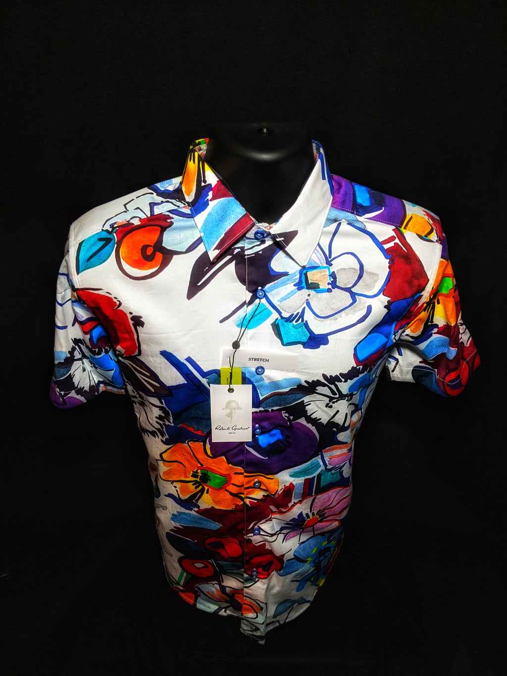 Robert Graham Danti Colorful Short Sleeve Classic Shirt