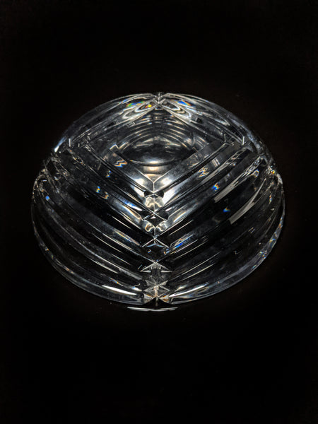 Heavy Glass Cigar Ashtray 7" Diameter