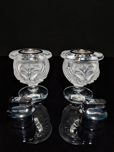 Lalique Tete De Lion Table Lighter ( One Lighter only )