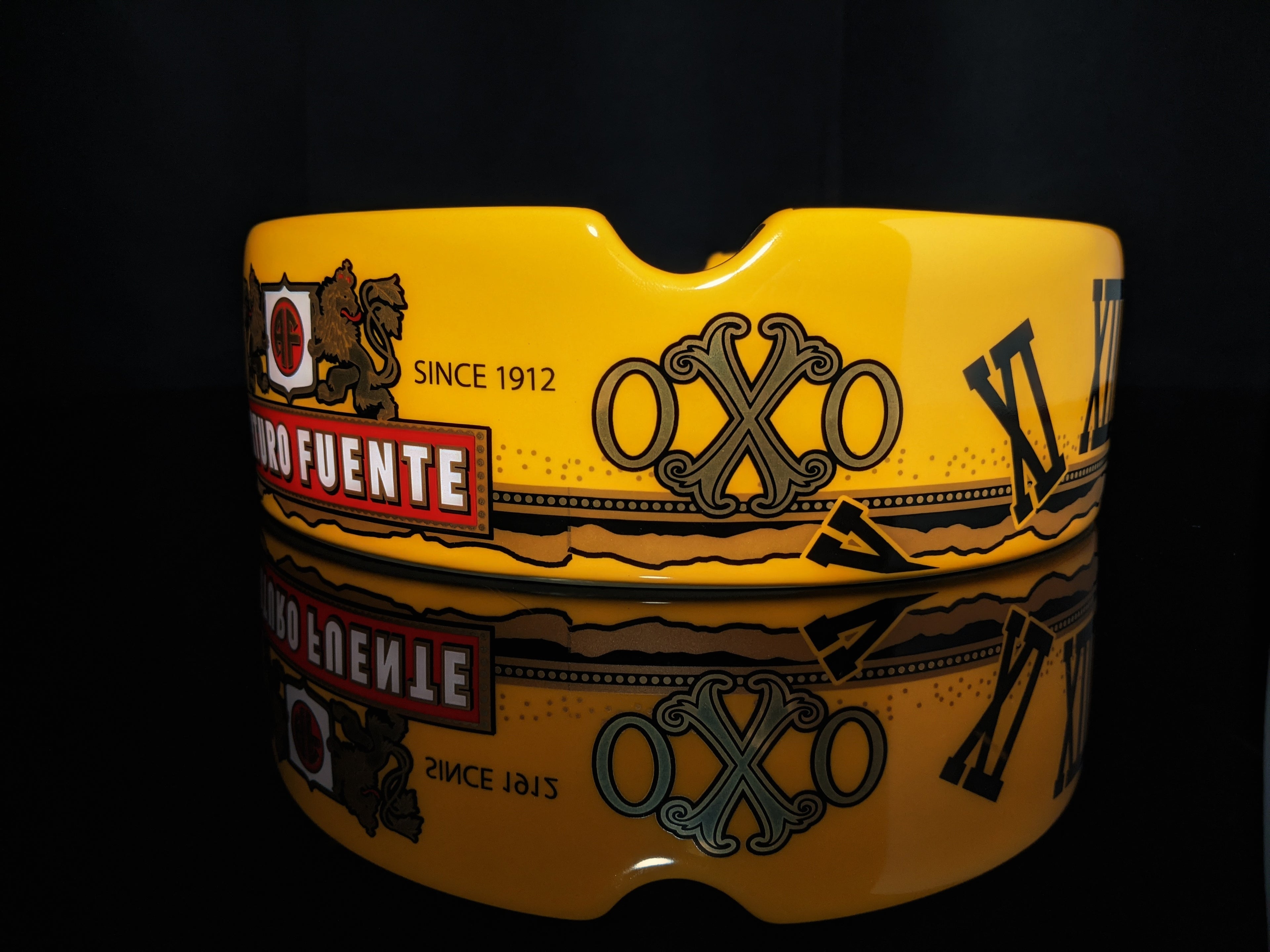 Arturo Fuente Yellow Ceramic Ashtray