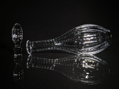 Faberge Bristol Clear Crystal Decanter NIB