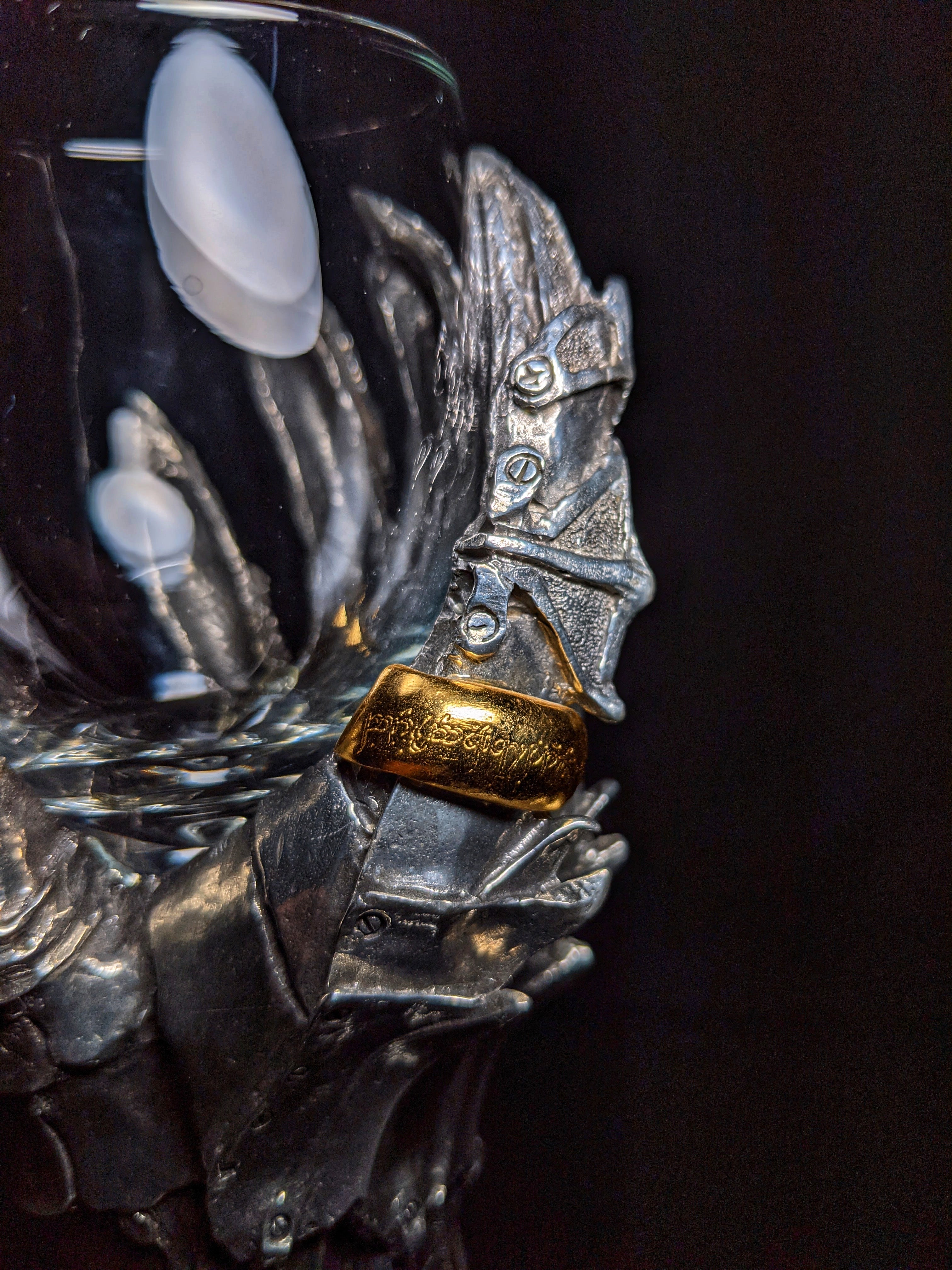 Royal Selangor Pewter Lord of Rings Wine Goblet