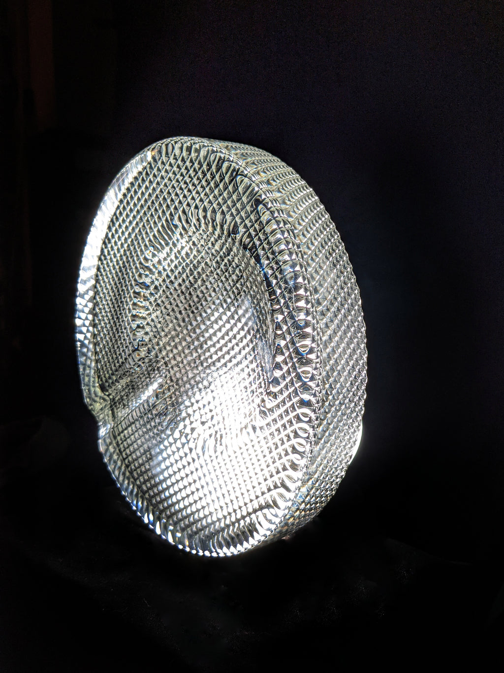 cigar ashtray large round 8.75" Diameter x 1.25"