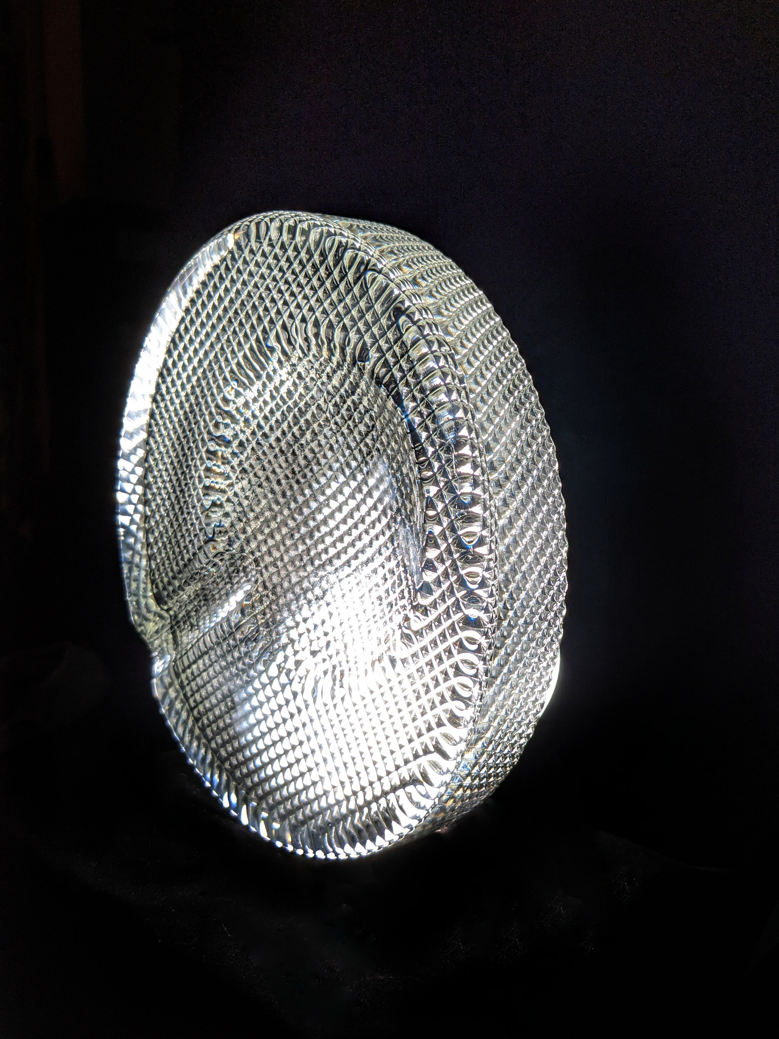 cigar ashtray large round 8.75" Diameter x 1.25"