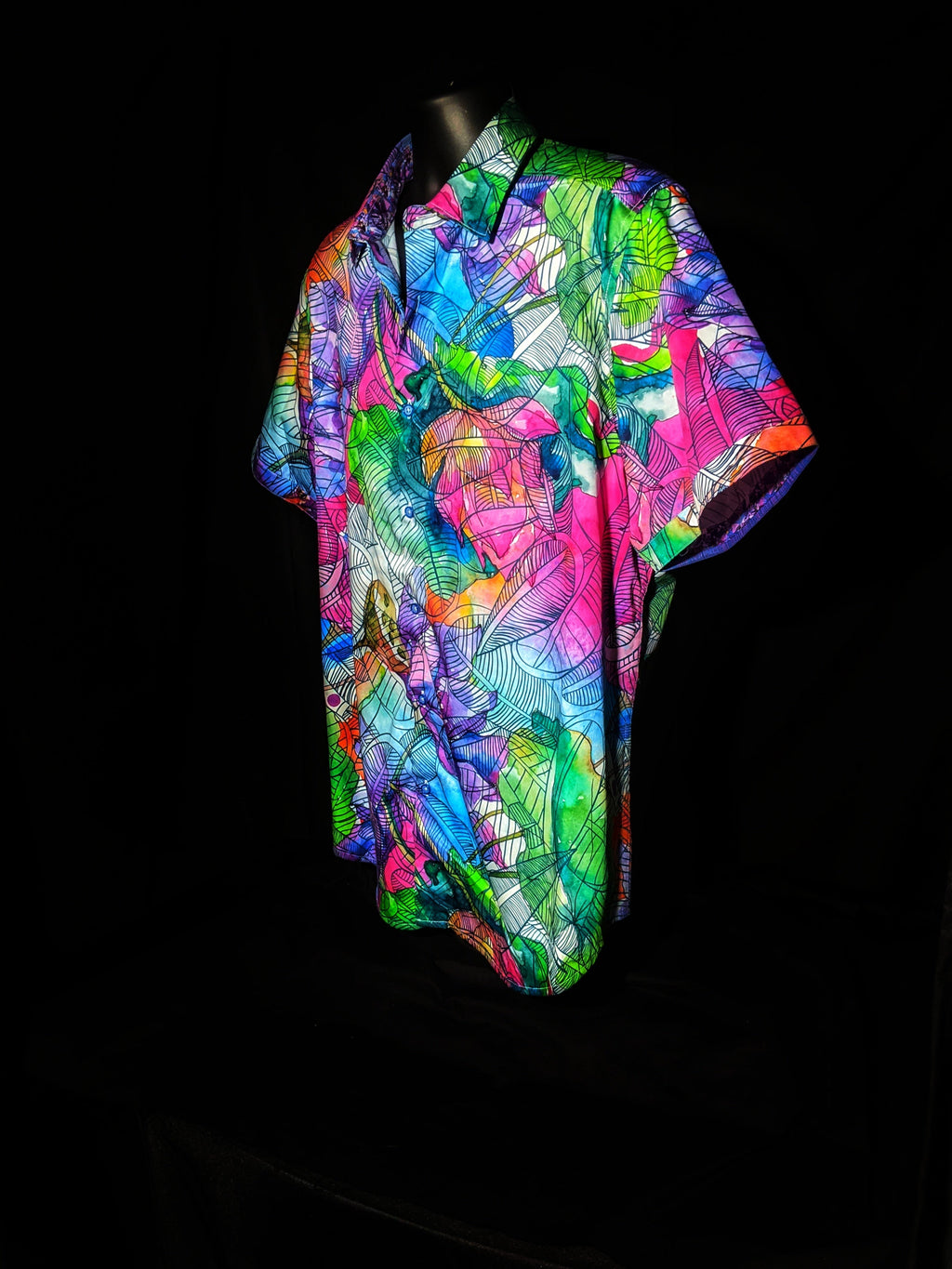 Robert Graham Rose Hill Short Sleeve Shirt Size Medium