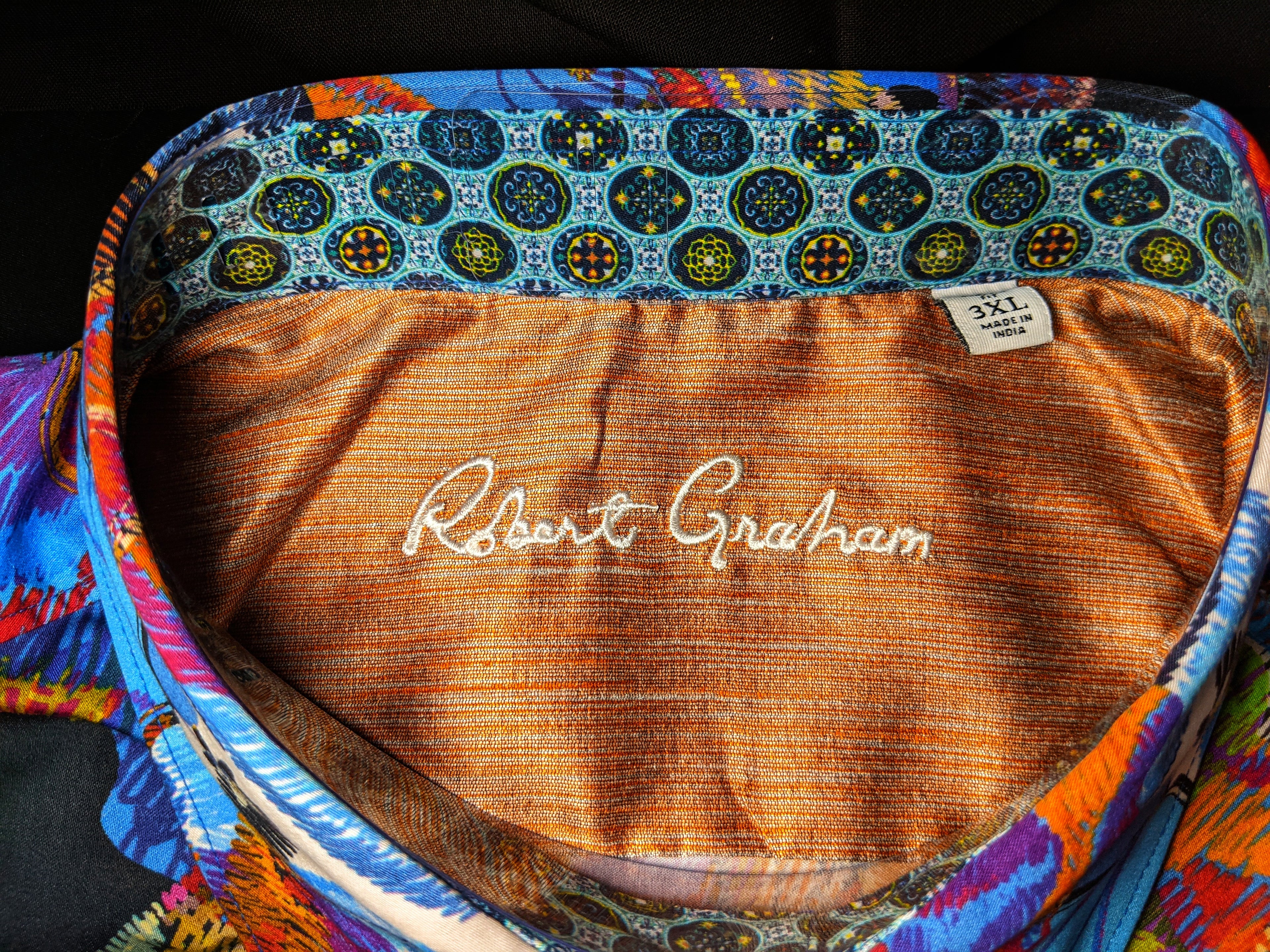 Robert Graham - Colorful Short Sleeve - Men's  3XL Button Down Classic Fit
