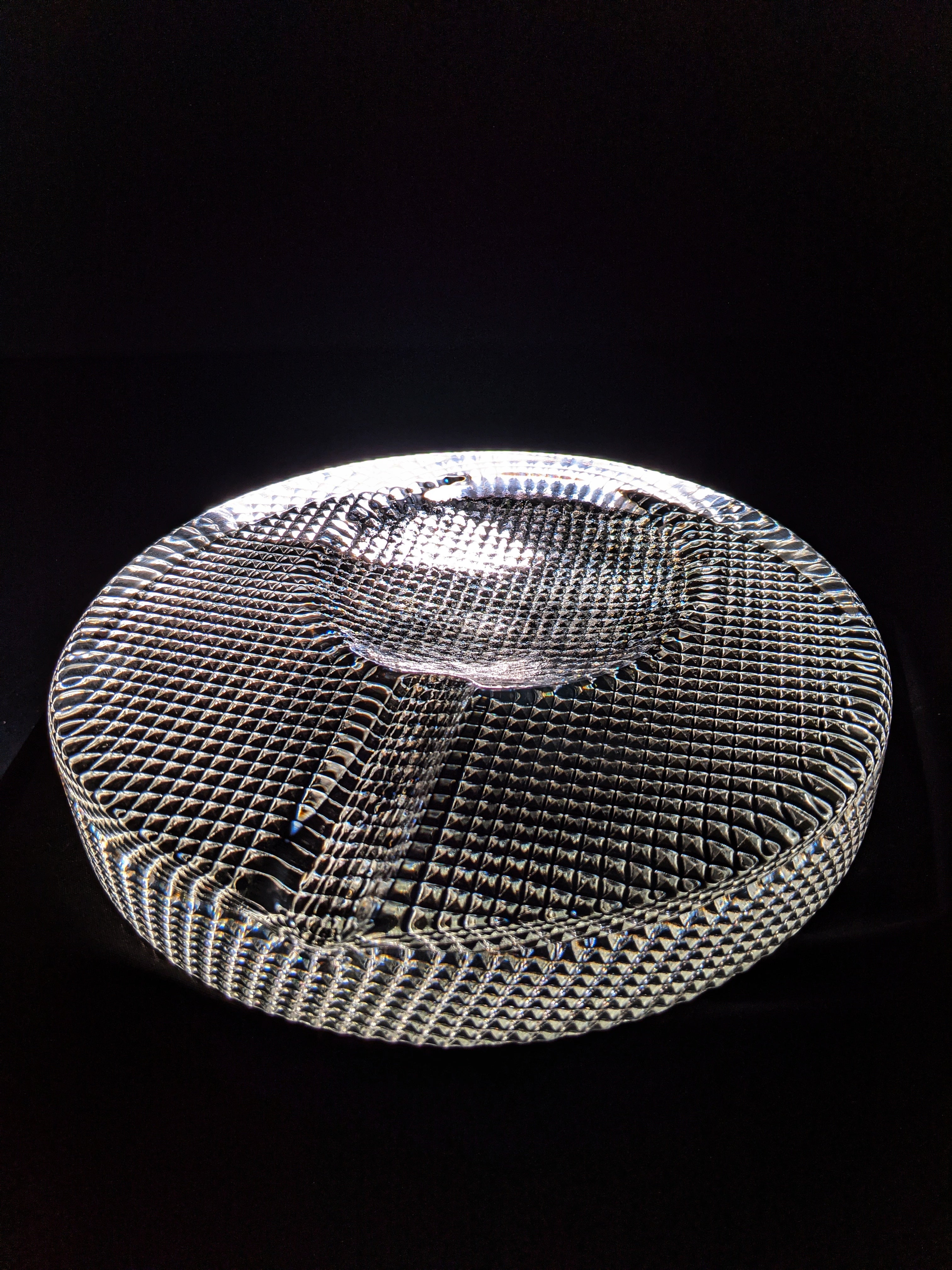 cigar ashtray large round 8.75" Diameter x 1.25"