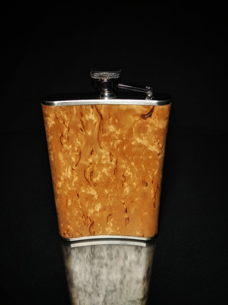 Brizard and Co. The 8 oz Flask - Birch Burl
