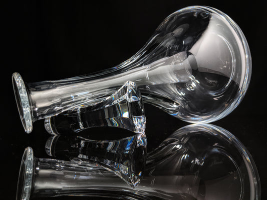 Christofle Crystal Decanter fluted pristine condition with tags