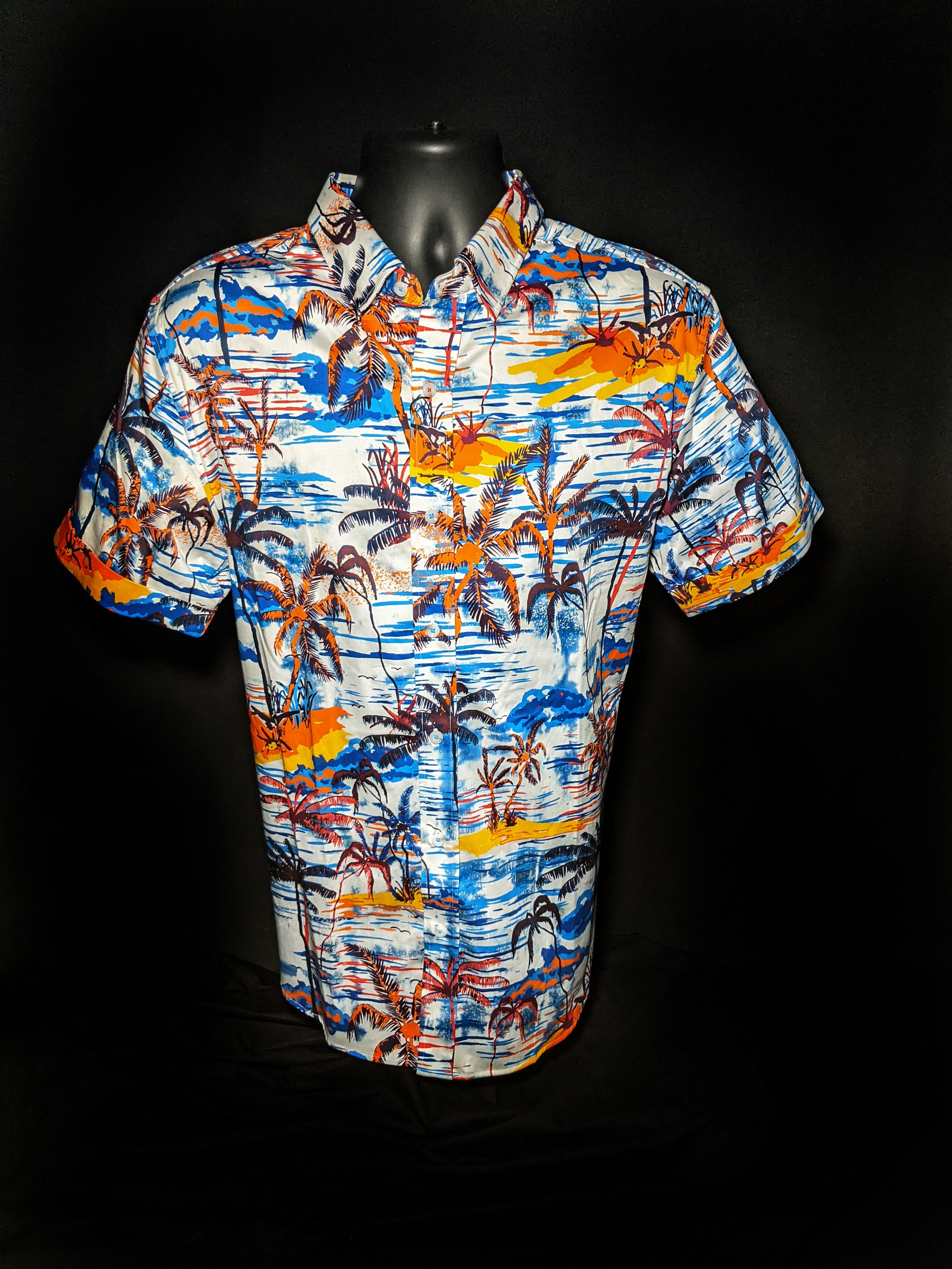 Robert Graham Paradise Park  Short Sleeve Shirt X-Large Size