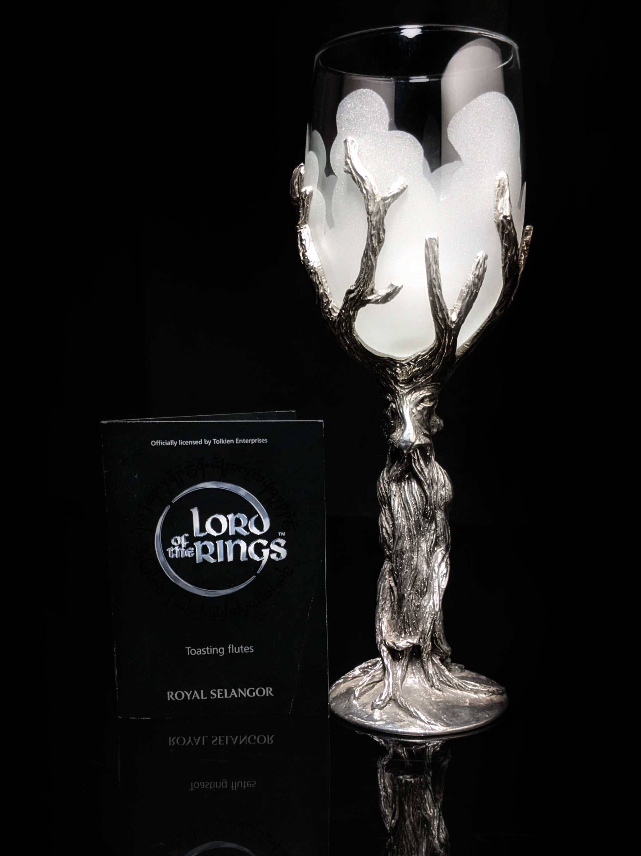 Royal Selangor Lord of Rings " Treebeard " Wine Glass