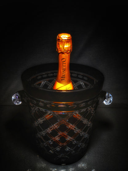 Black Crystal Champagne Ice bucket