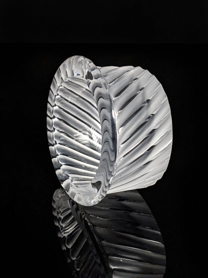 Lalique France Crystal Smyrne Ashtray