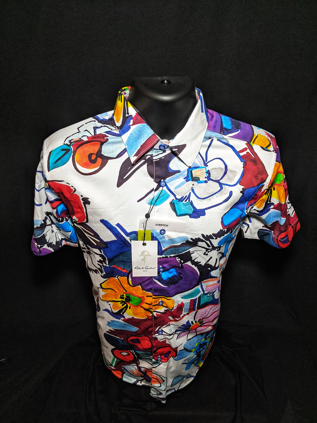 Robert Graham Danti Colorful Short Sleeve Classic Shirt