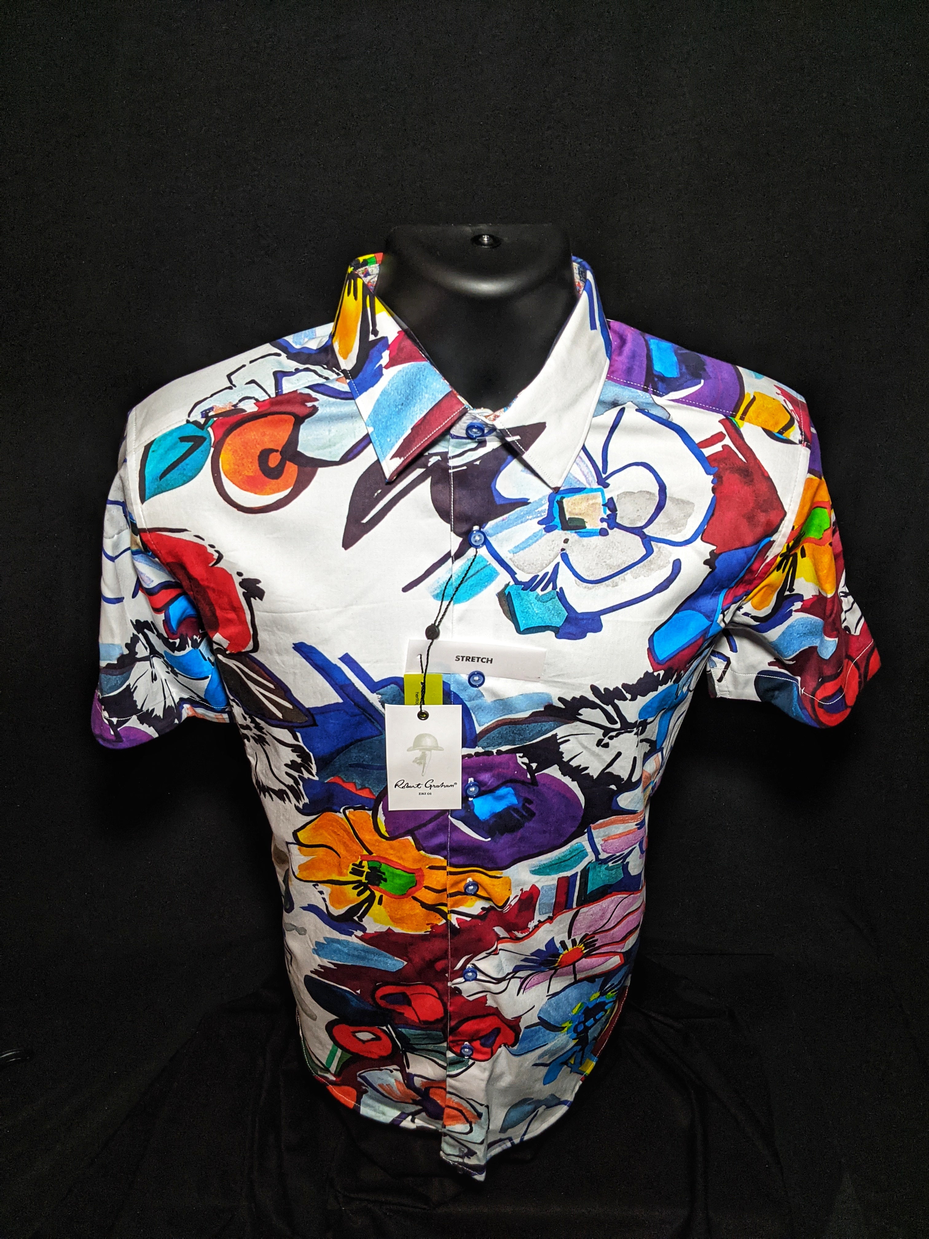 Robert Graham Danti Colorful Short Sleeve Classic Shirt