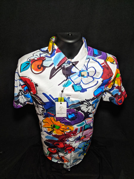 Robert Graham Danti Colorful Short Sleeve Classic Shirt