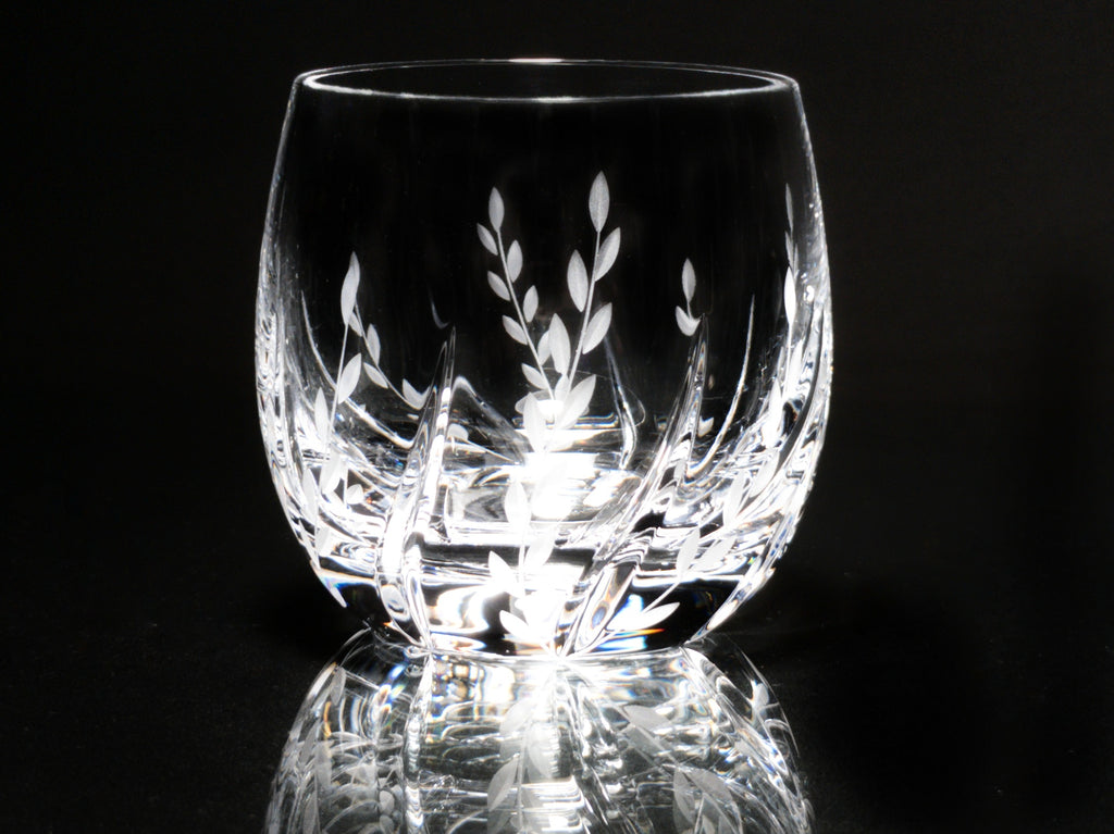 Faberge Clear Crystal Old Fashioned Glasses