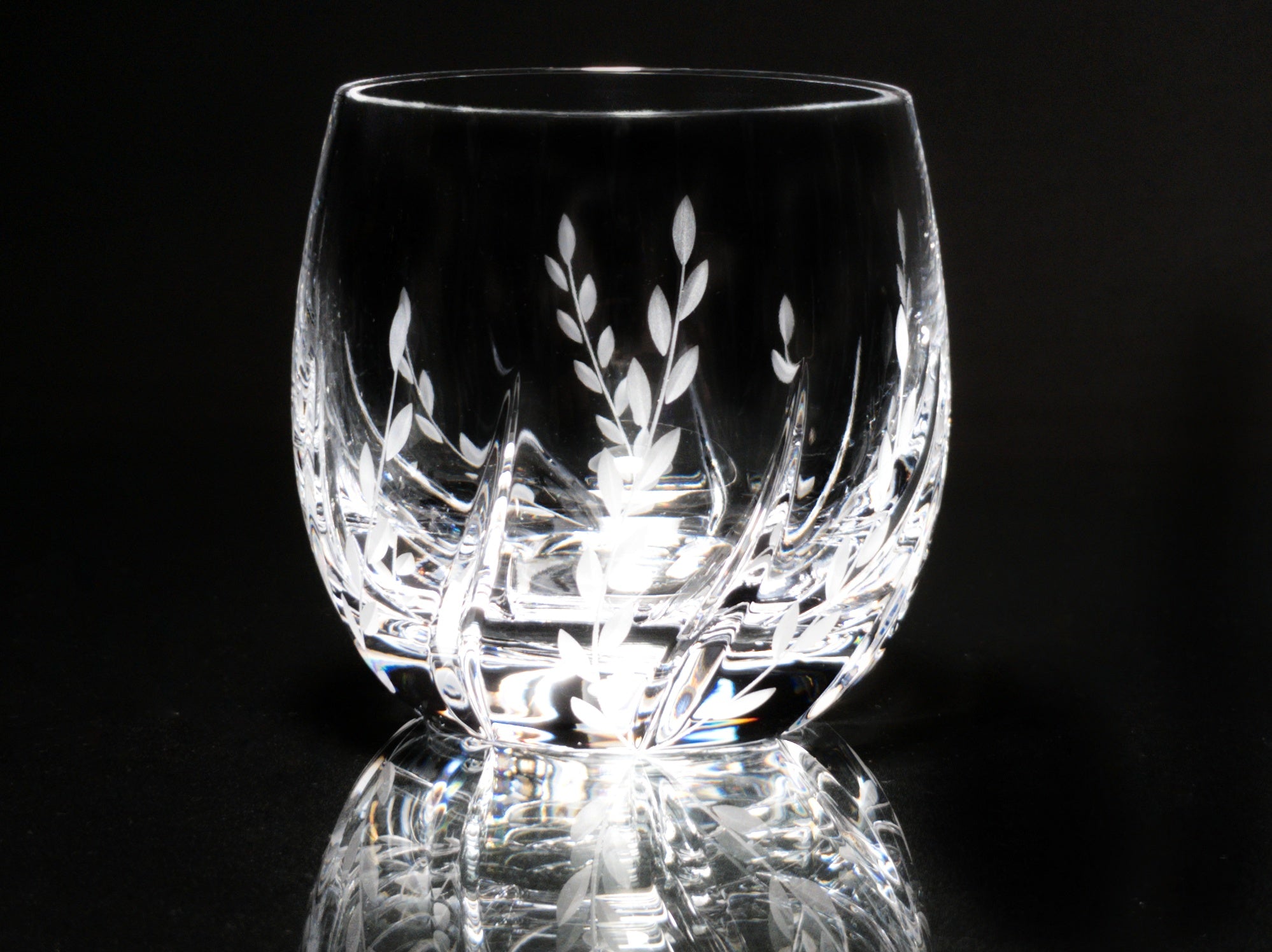 Faberge Clear Crystal Old Fashioned Glasses