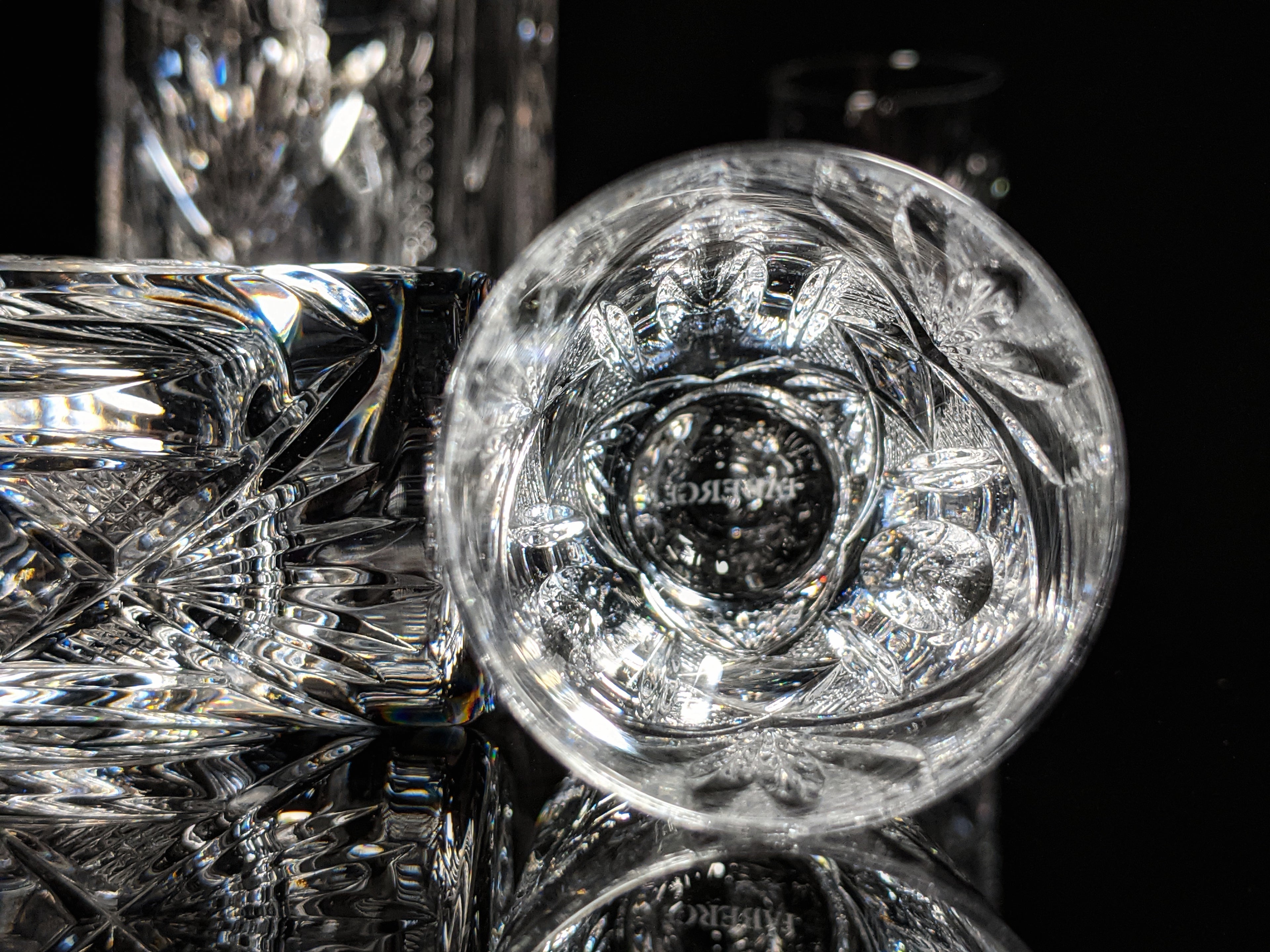 Fabergé Monte Carlo Crystal Vodka Decanter with 6 Shot Glasses