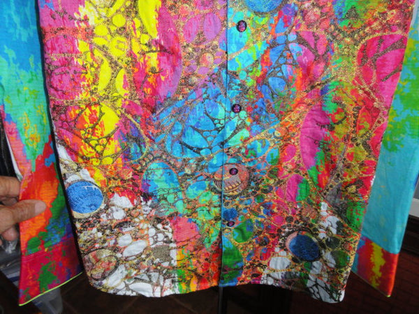 Robert Graham Fogel Limited Edition Long Sleeve Shirt Medium Size